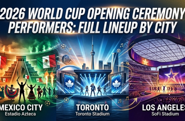 World Cup 2026 Opening Ceremony Performers