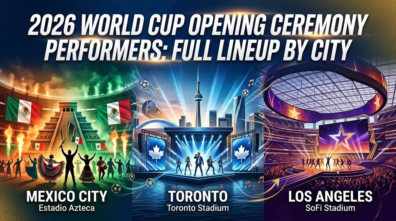 World Cup 2026 Opening Ceremony Performers