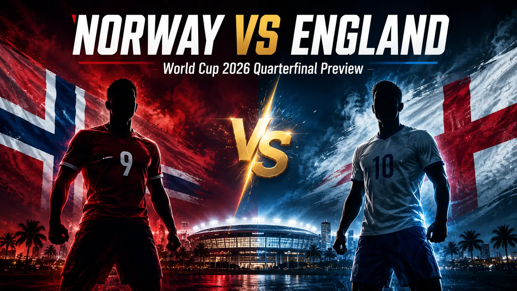 Norway vs England World Cup 2026 quarterfinal preview