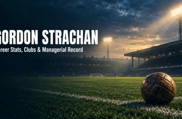 "Gordon Strachan career stats, clubs and managerial record header image.